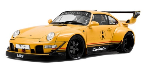 421188507 Porsche 911 (993) RWB Cinderella 2020 yellow 1:18